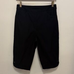 Patchington Women’s You 13” Black Shorts with Hem Detail